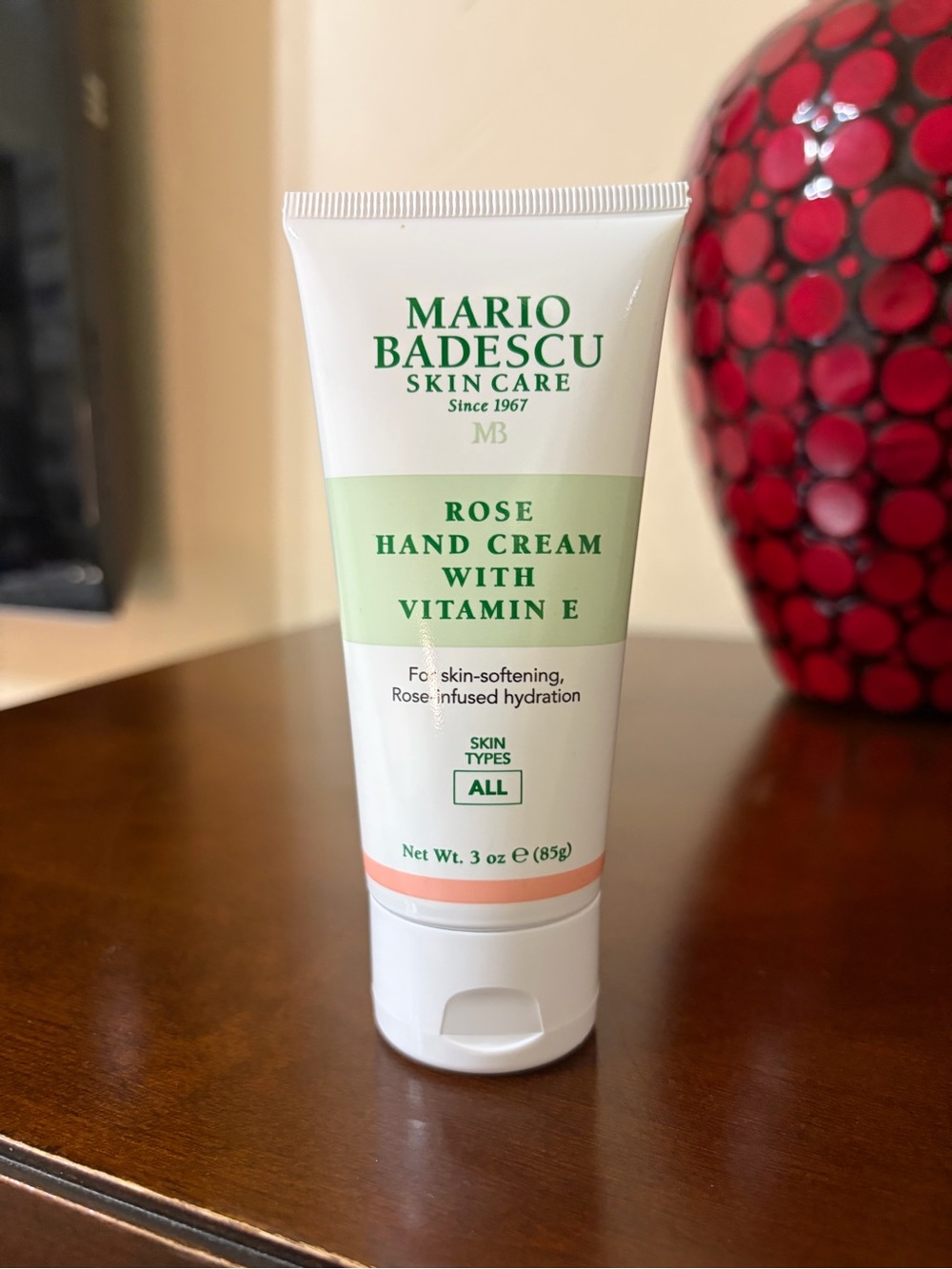 Mario Badescu Rose Hand Cream with Vitamin E 3 oz